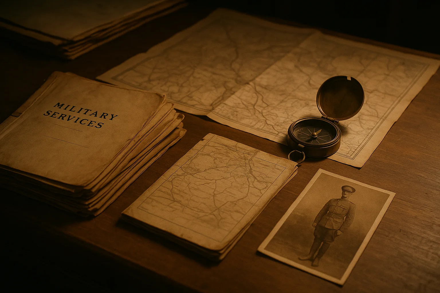 Archive of military records, maps and historical documents